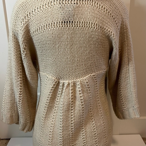 Dex women’s sz small cowl neck beige sweater - Picture 4 of 5